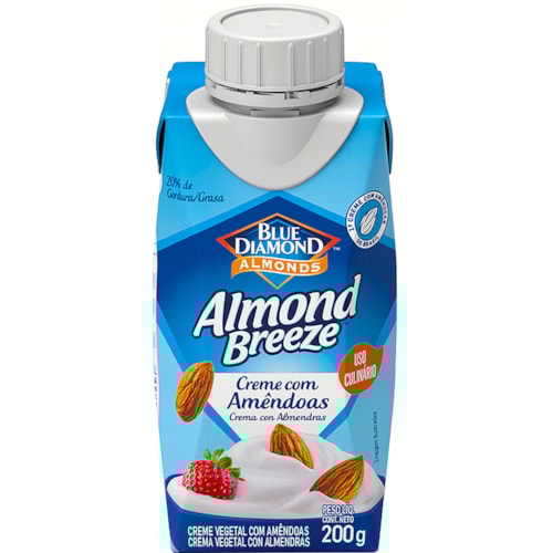 Creme De Amendoas Almond Breeze Vegetal 200g