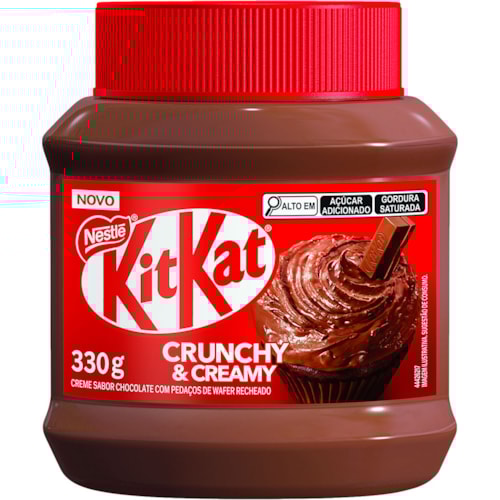 Creme de Avelã Kit Kat Crunchy&Creamy Pote 330g