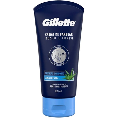 Creme de Barbear Gillette Proteção e Conforto Aloe Vera 150ml