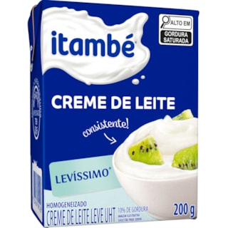 Creme de Leite Itambé Levíssimo Caixa 200ml