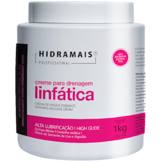 Creme de Massagem Drenagem Linfática Hidramais 1kg