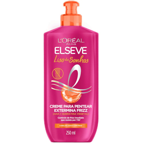 Creme de Pentear Elseve Liso dos Sonhos Liquid Hair 250ml