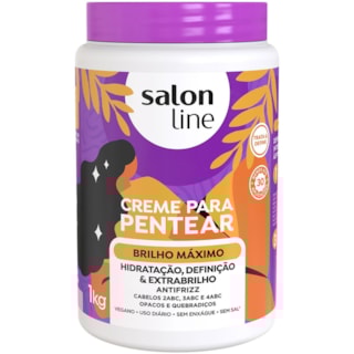 Creme de Pentear Salon Line Brilho Máximo 1Kg