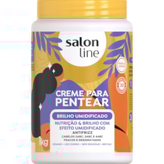Creme de Pentear Salon Line Brilho Umidificado 1kg
