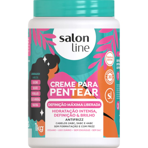 Creme de Pentear Salon Line Definição Máxima Vegano 1Kg