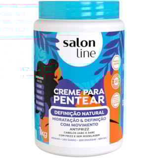 Creme de Pentear Salon Line Definição Natural Pote 1Kg