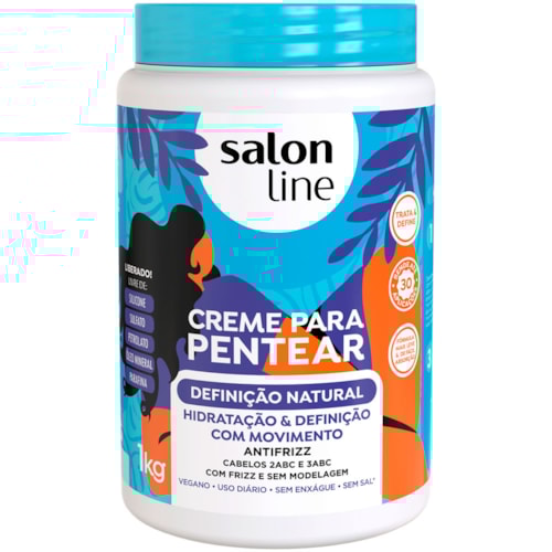 Creme de Pentear Salon Line Definição Natural Pote 1Kg