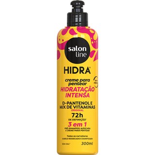 Creme de Pentear Salon Line Hidra 3 em 1 D-Pantenol 300ml