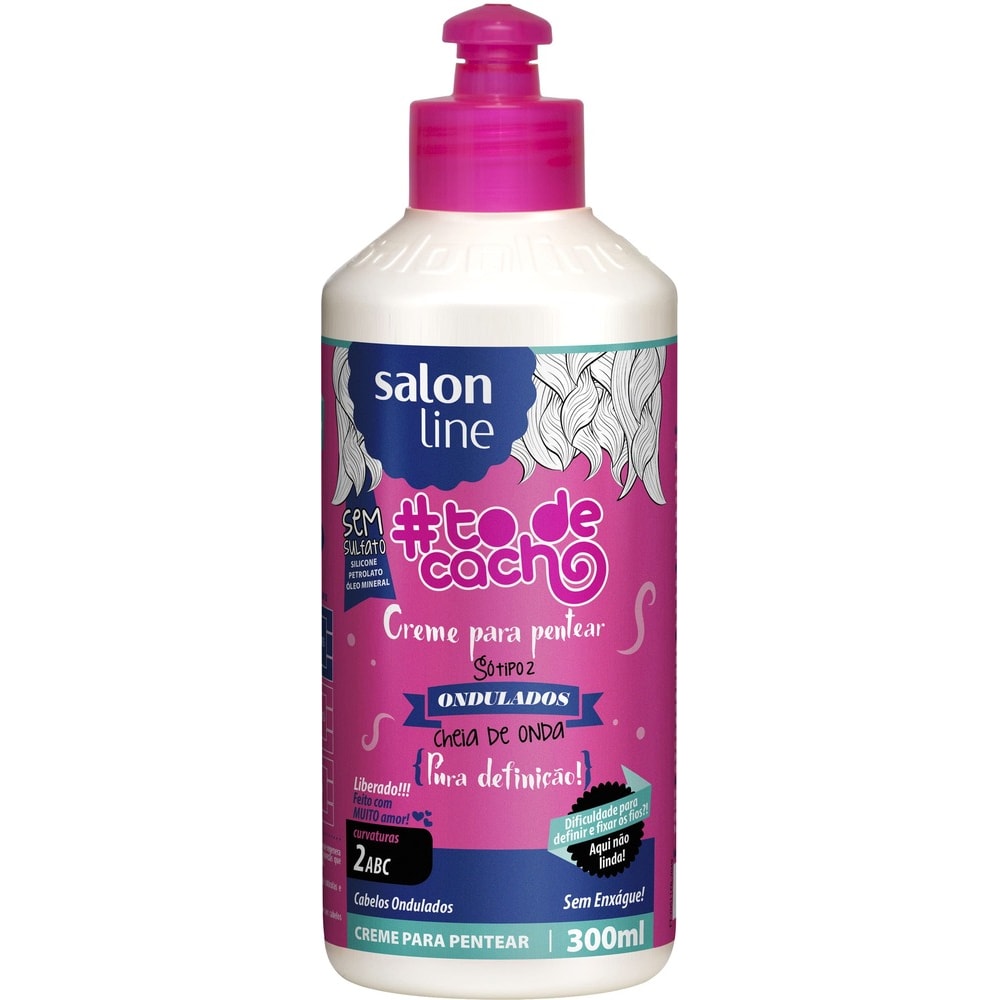 Creme de Pentear Salon Line S.O.S Cachos Cacheados e Crespos 300ml - Destro
