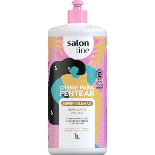 Creme de Pentear Salon Line Super Volumão 1L