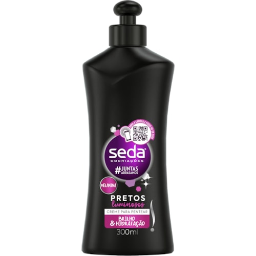 Creme de Pentear Seda Pretos Luminosos 300ml