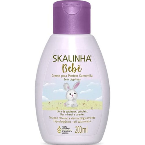 Creme de Pentear Skalinha Bebê Camomila 200ml