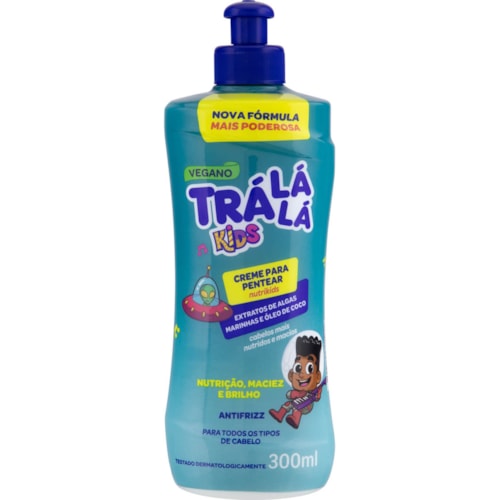 Creme de Pentear Trá Lá Lá Kids Azul Nutrikids 300ml