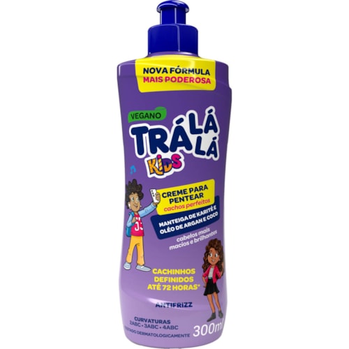 Creme de Pentear Trá Lá Lá Kids Cachos Definidos 300ml