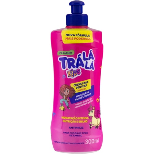 Creme de Pentear Trá Lá Lá Kids Hidrakids Rosa 300ml
