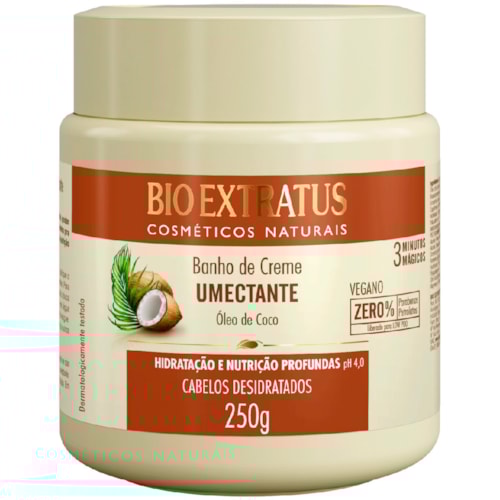 Creme de Tratamento Bio Extratus Umectante Óleo de Coco 250g