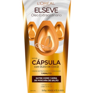 Creme de Tratamento Elseve Óleo Extraordinário Cápsula 3x15ml