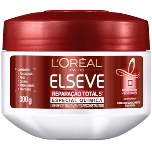 Creme de Tratamento Elseve Reparação Total 5 Química 300g