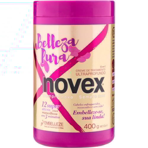 Creme de Tratamento Novex Beleza Pura 12 em 1 400g