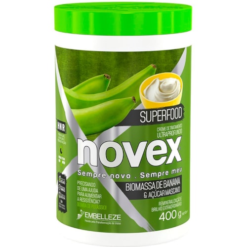 Creme de Tratamento Novex Biomassa de Banana 400g