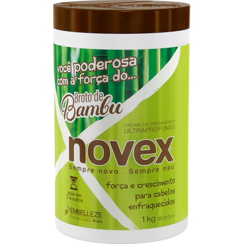 Creme de Tratamento Novex Broto Bambu 1kg