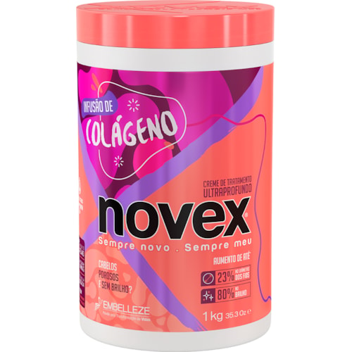 Creme de Tratamento Novex  Colágeno 1kg