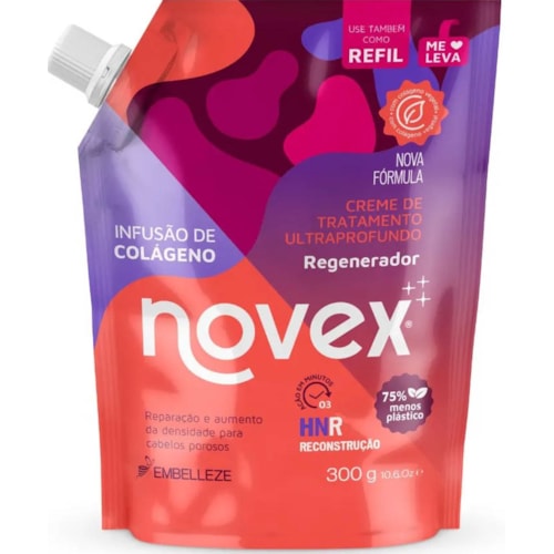 Creme de Tratamento Novex Infusão de Colágeno Refil 300g