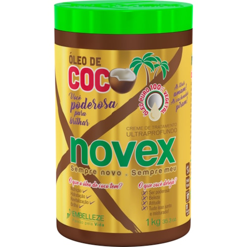 Creme de Tratamento Novex Óleo de Coco 1kg