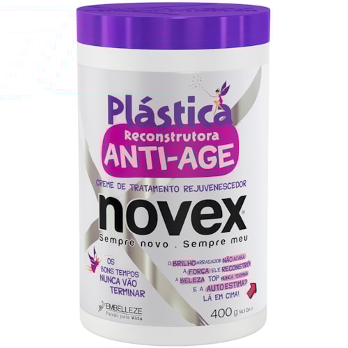 Creme de Tratamento Novex Plástica Reconstrutora Anti-Age 400g