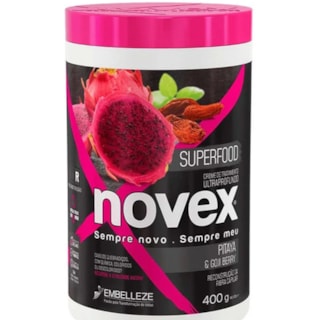 Creme de Tratamento Novex Superfood Pitaya e Gojiberry 400g