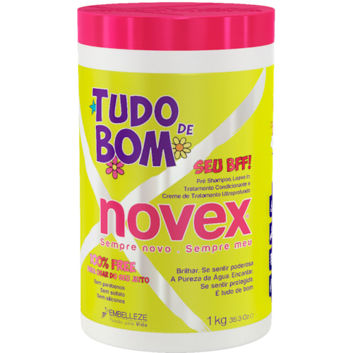 Creme de Tratamento Novex Tudo de Bom 1kg
