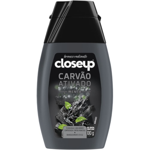 Creme Dental Close Up Carvão Ativado Menta 100g