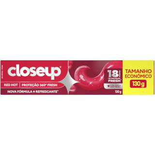 Creme Dental Close Up Fresh Action Red Hot 130g