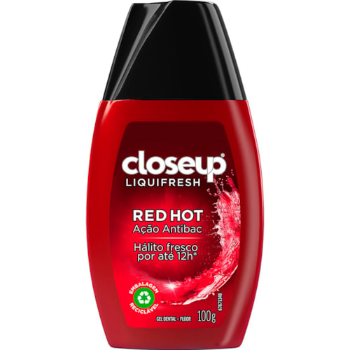 Creme Dental Closeup Liquifresh Red Hot 100g