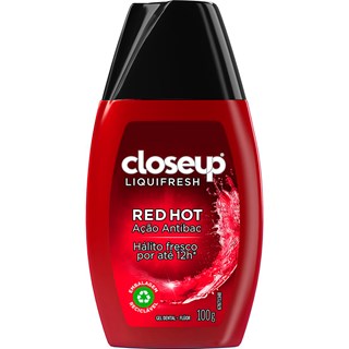 Creme Dental Closeup Liquifresh Red Hot 100g