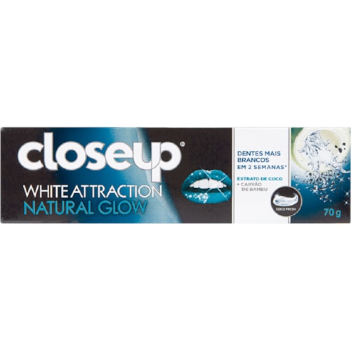 Creme Dental Closeup White Attraction Natural Glow 70g