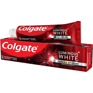 Creme Dental Colgate Luminous White Carvão Ativo 60g