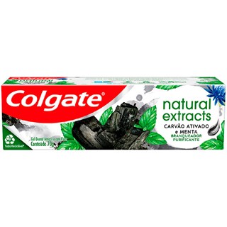 Creme Dental Colgate Natural Extracts Charcoal 70g