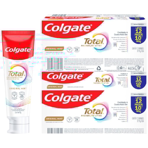 Creme Dental Colgate Original Mint 90g Leve 12 Pague 10