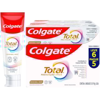 Creme Dental Colgate Original Mint Leve 6Un Pague 5Un 50g
