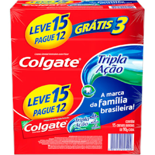 Creme Dental Colgate Tripla Ação Menta 90g