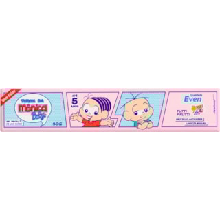 Creme Dental Even Turma da Mônica Baby Tutti Frutti 50g