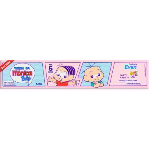 Creme Dental Even Turma da Mônica Baby Tutti Frutti 50g
