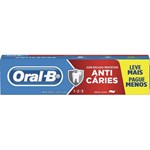 Creme Dental Oral-B 123 Anticáries Menta 150g