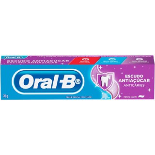 Creme Dental Oral-B Antiaçúcar 70g
