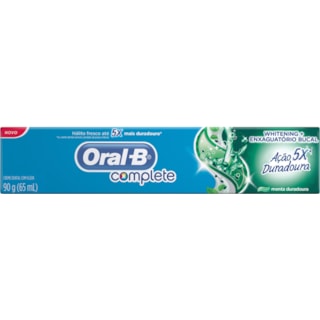 Creme Dental Oral-B Complete Ação Duradoura 90g