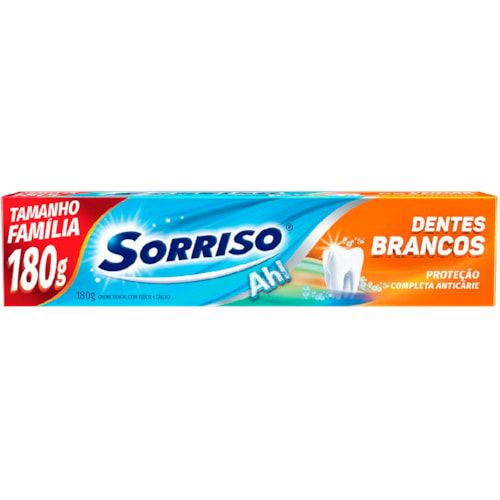 Creme Dental Sorriso Dentes Brancos 180g