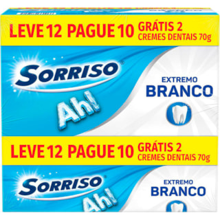 Creme Dental Sorriso Extremo Branco 70g Promocional