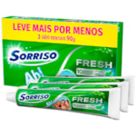 Creme Dental Sorriso Fresh Hortelã Explosion 3x90g