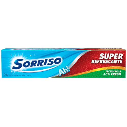 Creme Dental Sorriso Super Refrescante Active Fresh 90g